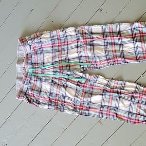 Plaid pajama pants